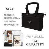 LIZDAYS 仕切り付きWアクセスロングハンドルトート | BACKYARD FAMILY | 詳細画像15
