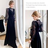 パーティロングドレス ベロア生地 お呼ばれ | BACKYARD FAMILY | 詳細画像2