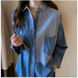 シャツ デニム トップス 長袖 おしゃれ myfdn5513 | BACKYARD FAMILY | 詳細画像7 