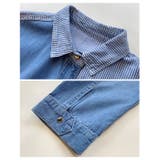 シャツ デニム トップス 長袖 おしゃれ myfdn5513 | BACKYARD FAMILY | 詳細画像8 