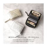 perche ペルケ レザーメッシュ ジャバラカードウォレット | BACKYARD FAMILY | 詳細画像12 