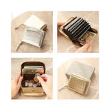 perche ペルケ メタリッククロコ ジャバラカードウォレット | BACKYARD FAMILY | 詳細画像13 