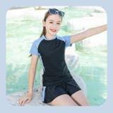 女の子 水着 ２点セット ショートパンツ付きスカート pk3212 | BACKYARD FAMILY | 詳細画像7 