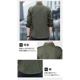 ミリタリーシャツ カジュアルシャツ 綿 | BACKYARD FAMILY | 詳細画像10 