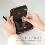 Pisoraro ピソラロ ハラコ ラウンド二つ折りミニウォレット | BACKYARD FAMILY | 詳細画像5 