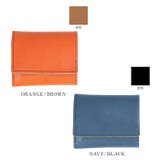 R.C.L 栃木レザー バイカラー 三つ折り財布 | BACKYARD FAMILY | 詳細画像14