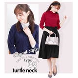 裏起毛カットソー 長袖 Uネック Vネック タートルネック | BACKYARD FAMILY | 詳細画像11