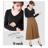 裏起毛カットソー 長袖 Uネック Vネック タートルネック | BACKYARD FAMILY | 詳細画像6