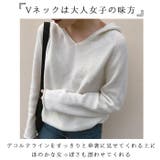 長袖Vネックニット カシミアタッチ vknit01 | BACKYARD FAMILY | 詳細画像3 