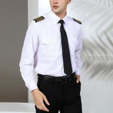 パイロットシャツ 制服 コスプレ 半袖 長袖 | BACKYARD FAMILY | 詳細画像10