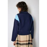 BICOLOR ZIP UP ニット | MOUSSY OUTLET | 詳細画像9