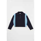 BICOLOR ZIP UP ニット | MOUSSY OUTLET | 詳細画像11