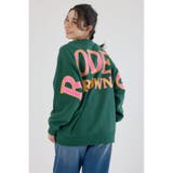 D/GRN3 | カラーアウトラインロゴスウェット | RODEO CROWNS WIDE BOWL