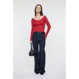 GLITTER TIE KNIT トップス | MOUSSY OUTLET | 詳細画像1