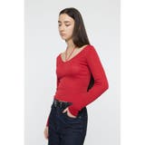GLITTER TIE KNIT トップス | MOUSSY OUTLET | 詳細画像4