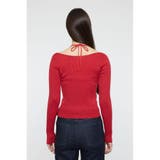 GLITTER TIE KNIT トップス | MOUSSY OUTLET | 詳細画像6