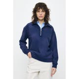 NVY | HALF ZIP SWEAT POLO プルオーバー | MOUSSY OUTLET