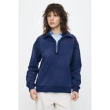 HALF ZIP SWEAT POLO プルオーバー | MOUSSY OUTLET | 詳細画像17 