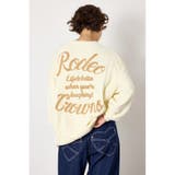 O/WHT1 | モールニットEMBROIDERYロゴトップス | RODEO CROWNS WIDE BOWL
