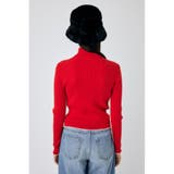 BI COLOR ZIP UP RIB ニット | MOUSSY OUTLET | 詳細画像36 