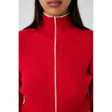 BI COLOR ZIP UP RIB ニット | MOUSSY OUTLET | 詳細画像37 