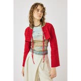 RED | CROCHET カーディガン | MOUSSY OUTLET