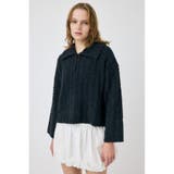 C.GRY | OPEN COLLAR ニット | MOUSSY OUTLET