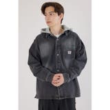 フーデッドデニムシャツジャケット | RODEO CROWNS WIDE BOWL | 詳細画像1