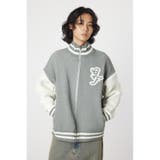 GRY | zipニットスタジャン | RODEO CROWNS WIDE BOWL