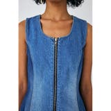ZIP UP DENIM ミニドレス | MOUSSY OUTLET | 詳細画像5 