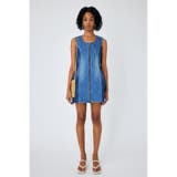 BLU | ZIP UP DENIM ミニドレス | MOUSSY OUTLET