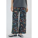 柄BLK5 | アロハサイドラインパンツ | RODEO CROWNS WIDE BOWL