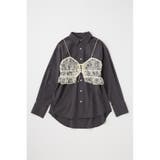 LACY BUSTIER レイヤードシャツ | MOUSSY OUTLET | 詳細画像30