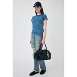ROLL SLEEVE マルチストライプ TEE | MOUSSY OUTLET | 詳細画像1