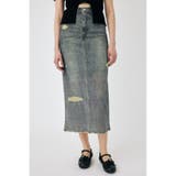 BLU | DENIM PRINT TRANSPARENT スカート | MOUSSY OUTLET