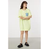 Oblong Logo デニムアップリケTワンピース | RODEO CROWNS WIDE BOWL | 詳細画像16 