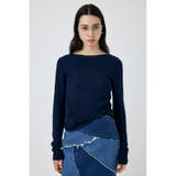 D/NVY3 | LOOSE KNIT ロングスリーブTEE | MOUSSY OUTLET