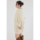 ケーブルモールニットワンピース | RODEO CROWNS WIDE BOWL | 詳細画像3 