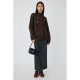 D/BRN3 | CUT OUT DESIGN ニット | MOUSSY OUTLET