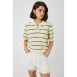 MESH KNIT LOOSE ポロ | MOUSSY OUTLET | 詳細画像1 