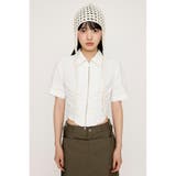 FRONT ZIP BACK OPEN ブラウス | SLY OUTLET | 詳細画像4