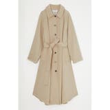 ROUND HEM FLARE TRENCH コート | MOUSSY OUTLET | 詳細画像1