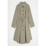 ROUND HEM FLARE TRENCH コート | MOUSSY OUTLET | 詳細画像3