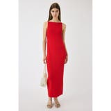 RED | HORIZON NECK キャミドレス | MOUSSY OUTLET
