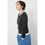 フェイクレイヤードヘンリーネックトップス | RODEO CROWNS WIDE BOWL | 詳細画像3
