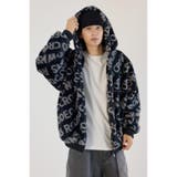 BLK | オールオーバーロゴファーブルゾン | RODEO CROWNS WIDE BOWL