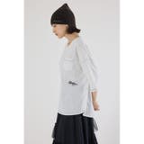 カラーステッチVネック5分袖Tシャツ | RODEO CROWNS WIDE BOWL | 詳細画像2 