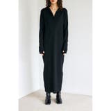 BLK | タートル ニット ドレス | MOUSSY OUTLET