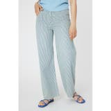 柄NVY5 | ダブルベルトウエストワイドパンツ | RODEO CROWNS WIDE BOWL