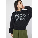 配色ステッチカレッジニットトップス | RODEO CROWNS WIDE BOWL | 詳細画像1 